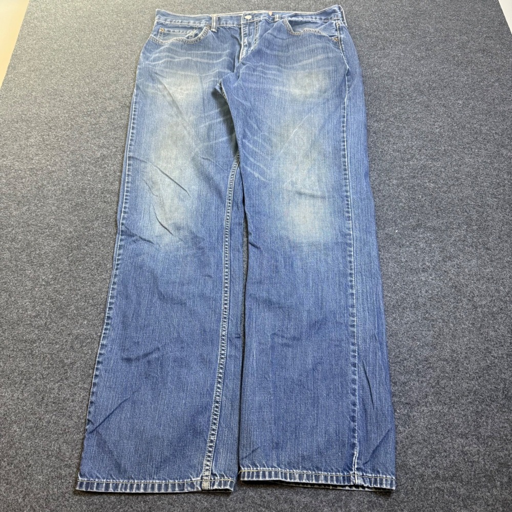 Y2K Levi's 559 Jeans Mens 36x34 Blue Baggy Loose Straight Leg Denim Work skater